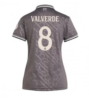 Real Madrid Federico Valverde #8 Tredjetröja Dam 2024-25 Kortärmad